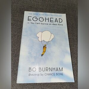 Egghead by Bo Burnham signed copy- Light Blue Paperback